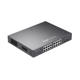 RG-ES218GC-P 16 x 10/100/1000 Base-T PoE/PoE+ Port | 2 x SFP Port 240W PoE Kapasitesi | 13-inch Kabinet Tipi | Çelik Kasa