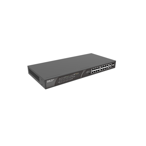 RG-ES118S-LP 16 x 10/100 Base-T PoE/PoE+ Port | 2 x SFP/RJ45 Combo Port 120W PoE Kapasitesi - 1