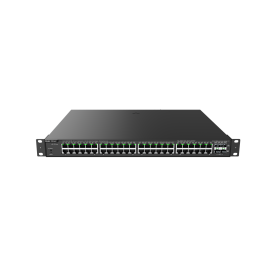 RG-NBS3100- 48GT4SFP-P 48 x 10/100/1000 Base-T PoE/PoE+ Port | 4 x SFP Port 370W PoE Kapasitesi | 19-inch Kabinet Tipi | Çelik Kasa