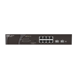 RG-ES110GDS-P 8 x 10/100/1000 Base-T PoE/PoE+ Port | 2 x SFP Port 120W PoE Kapatistesi