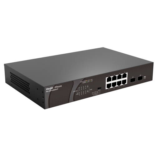 RG-ES110GDS-P 8 x 10/100/1000 Base-T PoE/PoE+ Port | 2 x SFP Port 120W PoE Kapatistesi - 1