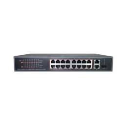 AL-ES16FP2UG1S 16 PORT POE 10/100 + 2 PORT GİGABİT UPLİNK + 1SFP ETHERNET SWİTCH