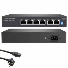 AL-ES4FP2U 4 PORT POE 10/100 + 2 PORT 10/100 UPLİNK ETHERNET SWİTCH