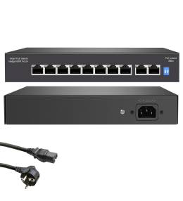 AL-ES8FP2UG 8 PORT POE 10/100 + 2 PORT GİGABİT UPLİNK ETHERNET SWİTCH