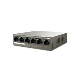 F1106P-4-63W 6-Port 10/100M Unmanaged Switch With 4-Port PoE