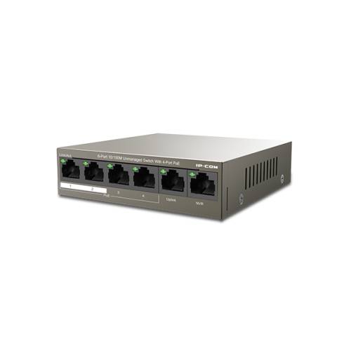 F1106P-4-63W 6-Port 10/100M Unmanaged Switch With 4-Port PoE - 0