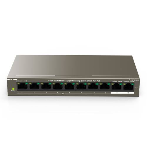 F1110P-8-102W 8GE+2SFP Cloud Managed PoE Switch - 0