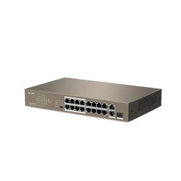 F1118P-16-150W 16FE+2GE/1SFP Unmanaged Switch With 16-Port PoE