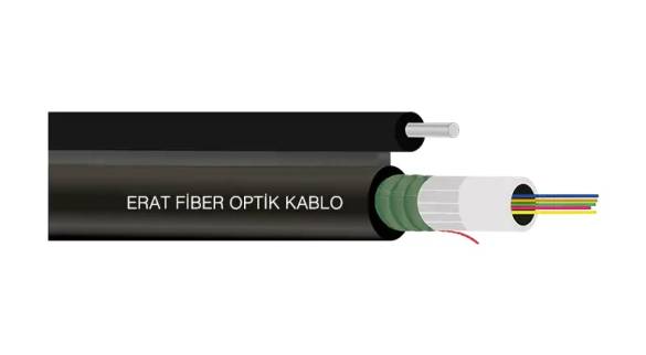 Figure 8 Type, SLT-SJCSA-PE Fiber Optik Kablo 1x Çelik Tel - 0