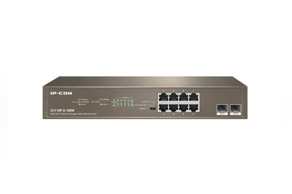 G1110P-8-150W 8GE+2SFP Ethernet Unmanaged Switch With 8-Port PoE - 0