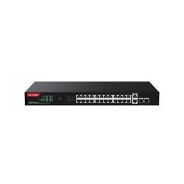 G1128P-24-410W 26GE+2SFP Ethernet Unmanaged Switch With 24-Port PoE