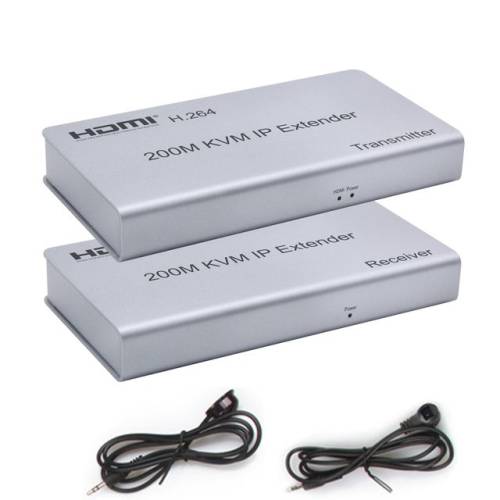 HDEX-200KVM HDMI IP KVM EXTENDER 200 METRE CAT6 - 0