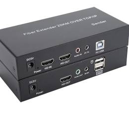 HDEX-F20KVM HDMI KVM EXTENDER FİBER 20KM