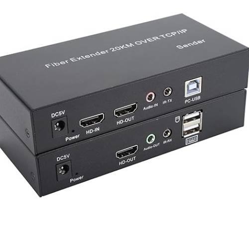 HDEX-F20KVM HDMI KVM EXTENDER FİBER 20KM - 0