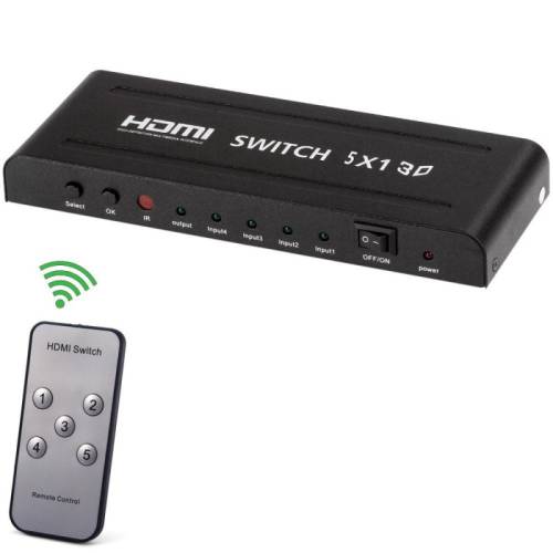 HS5/1 HDMI SWİTCH 5 İN 1 OUT 4K - 4