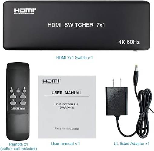  HS7/1 HDMI SWİTCH 7 İN 1 OUT 4K - 1