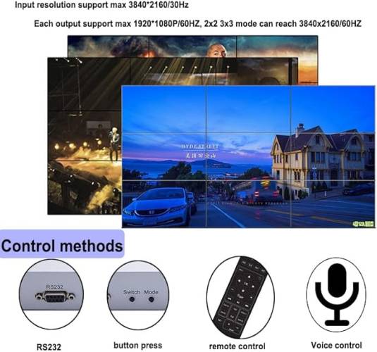 HVW33 4K 3X3 HDMI VIDEO WALL CONTROLLER - 2