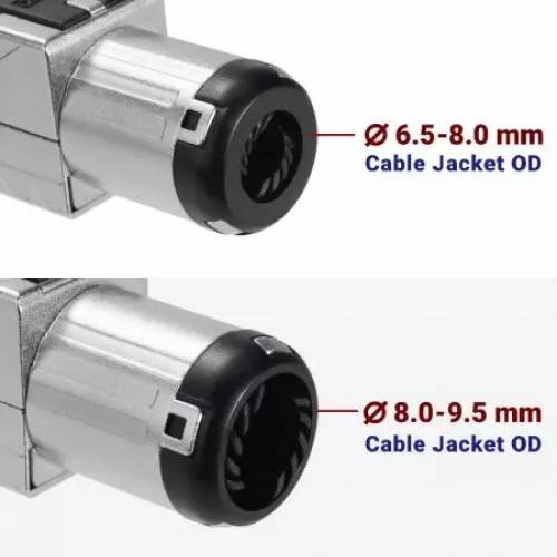 IP20P6A CAT6A STF PLUG IP20 - 4