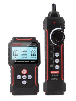 NF-8209S Network Cable Tester and Tracer with Anti-jamming Porbe, Crimp, PoE Port