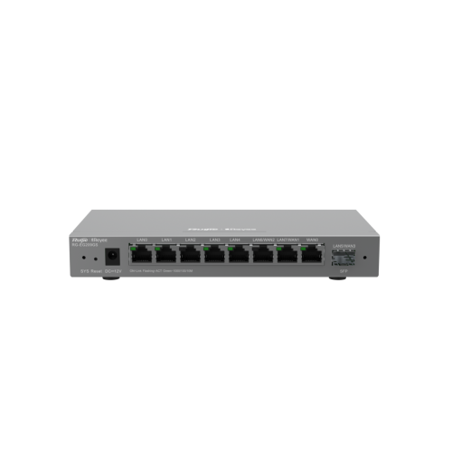 RG-EG209GS Router | 8 x 10/100/1000 Base-T Port | 1 x SFP Port 4 x WAN | 200 Eşzamanlı Kullanıcı - 0