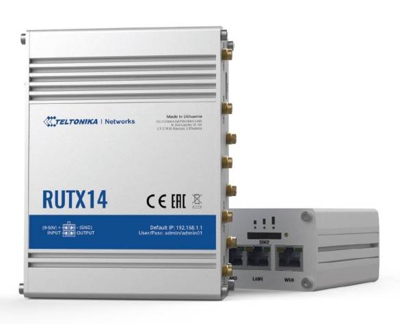 TE-RUTX14 4G LTE CAT12 Industrial Cellular Router - 0