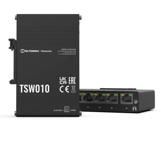  TE-TSW010 5 x 10/100 Mbps RJ45 port Unmanaged Industrial Switch - 0