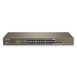 TEG1024F 10/100/100 Gigabit 24 Port +2SFP Rackmount Metal Switch