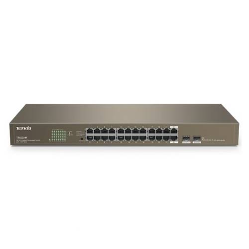 TEG1024F 10/100/100 Gigabit 24 Port +2SFP Rackmount Metal Switch - 0