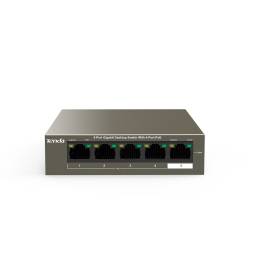 TEG1105P-4-63W 5 Portlu 4 Port PoE Gigabit Masaüstü Switch