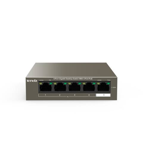 TEG1105P-4-63W 5 Portlu 4 Port PoE Gigabit Masaüstü Switch - 0