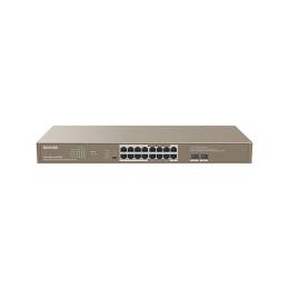 TEG1118P-16-250W 16 Port Poe 10/100/1000 Gigabit 2SFP Yönetilemez Switch