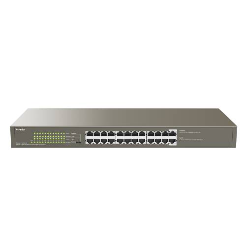 TEG1124P-24-250W 1000M&PoE 24-Port Gigabit Ethernet Switch with 24-Port PoE - 0