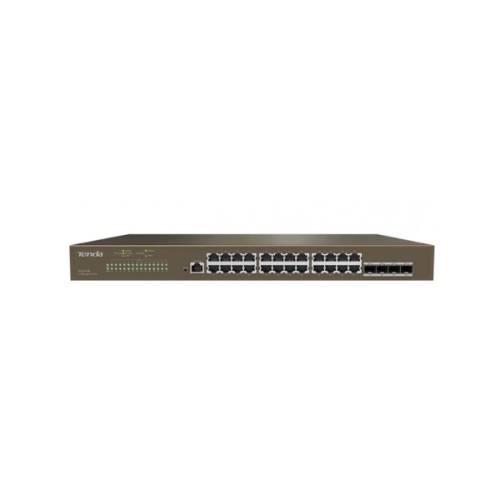 TEG5328F 24 Port 10/100/1000 4xSfp Layer 3 Yönetilebilir Switch Rackmount - 0